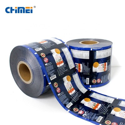 Customized mylar food plastic film roll for potato chips