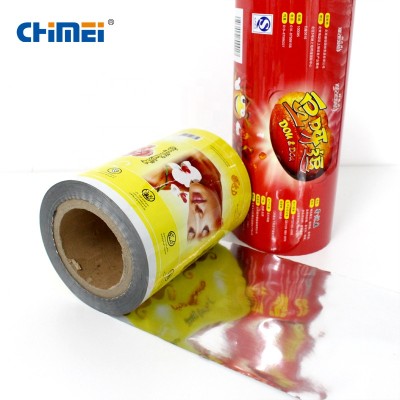 Biodegradable food grade customized plastic roll film with gravure printing