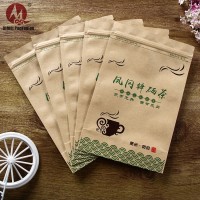 kraft paper bag resealable high quality seeds packaging aluminum foil sachet